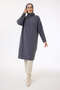 40956 - Stylish Comfortable Half Zipper Collar Short Women's Dress