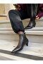 Alenne Genuine Leather Short and Thin Heel Women's Boots- Leather Leather - 5