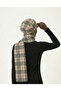 Wool Cap Hat with Scarf British Plaid Ready-Made Turban Hijab Bonnet Beanie Medical Suitable - 8