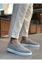 Aba0241 Laceless High Sole Gray Suede Men's Shoes - 3