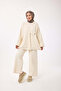44120 - Stylish Comfortable Casual Women's Set with Belt Accessory and Knitted Pants - 3