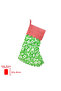 Christmas Gift Stocking Figured Christmas Tree and Fireplace Ornament 35 cm - 2