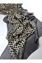Luxury Voile Silk Shawl Hijab Foulard Scarf Shawl Leopard Pattern 90 X 180 - 2