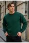 Men's Solid Basic Circular Neck Sweatshirt - 4