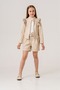 Girl's Ruffle Detailed Faux Leather-Look Set - 3