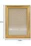 Classic Bead Picture Frame, Gold, 5x7, 537057 - 5