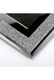 Picture Frame, 4 Pack 8x6 Glass Photo Frames, Silver Glitter Rectangular - 3