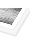 8x14 Collage Picture Frame in White - Three 4x6 Openings - 7