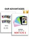 Mini 3-inch Magnetic Pocket Picture Frames, 30 Pack (Colorful) - 5