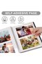 Self-Adhesive Scrapbook Photo Album for 4x6, 5x7, 8x10 - 20 Sheets (40 Pages), Linen Cover, - 2
