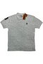 Men’s Premium Cotton Polo Shirt with Embroidered Logo – Heather Grey - 2