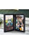 Double 4x6 Wood Photo Frame (Black) - Tabletop & Wall - 2