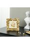 4x4 Vintage Gold Leaf Picture Frame - Ornate Resin with Glass Front (Tabletop) - 3