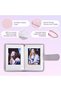 For Instax Mini Photo Album 2x3 Inch, Portable Film Storage Book with Keychain (Pink/Green/Blue) - 2