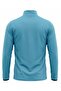 Kids Half Zip Scuba Sweat | Turquoise (Turquoise Children's Sweatshirt with Slim Fit Half-Zipper Scuba Fabric) - 7