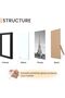 10 Pack Black Photo Frame Collage Set (8x10,5x7,4x6) - 3
