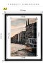 A2/A3/A4 Photo Frame Black, Solid Wood Gallery Frame (A4) - 2