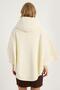 Knitwear Pocketed Hooded Poncho - 5