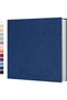 Large Photo Album 13inch x 13.5inch Self-Adhesive Scrapbook 40 Sticky Pages (Blue)
