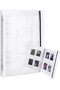 Mini Photo Album A5 - 20 Inner Pages 6-Ring Photocard Binder (Clear)