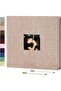 Self-Adhesive Photo Album 40 Pages Linen (Beige)