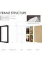 12x16 Collage Photo Frame (Displays three 5x7 photos) - Black - 4