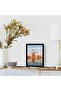 Black A4 Photo Frames Set of 3 with Mount Wood Picture Frame With Real Glass Front - 8