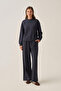 Cotton Wide-Leg Sweatpants