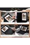 20 Pcs 5x7 Photo Folders - Black Cardboard Picture Frame Inserts - 3