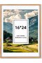 40x60 cm (16x24 in) Oak Solid Wood Picture Frame