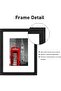 A4 Photo Frame With Mount - Set of 3, Black
