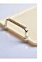 6-Piece Acrylic Coffee Serving Tray 25x17cm Cream - 3