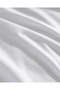 Crep Family Size 100% Cotton Flat Sheet Pack Duvet Cover Set - White - 8