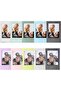 Mini Photo Frames, 2x3 Instax/Polaroid Desktop Tabletop, Colorful (10 Pack)
