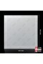 Plain Aluminium Ceiling Tile | 595mm x 595mm | Pack of 30 | Plain Style - 2