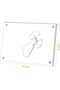 Acrylic Double-Sided Magnetic Photo Frames, 4 x 6 (15x10 cm), Clear, 4-Pack - 2