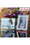 2-Pack 3.5x5 in High-Definition Glass Picture Frames (Silver) - 3