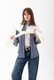 Yumoş Square Neck Tie-Up Knit Scarf - Square Piece Scarf - Knit Shoulder Scarf Office Daily Fashion Scarf - 5
