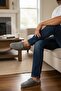 Full Orthopedic Felt Men's Comfortable and Lightweight Stylish Smoked House Slippers - 2