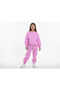3 İplik Children's Shirt Fleece-Lined Embossed Print Pink Combination 2