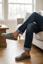 Full Orthopedic Felt Men's Comfortable and Lightweight Stylish Smoked House Slippers - 6