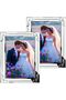 2-Pack 3.5x5 in High-Definition Glass Picture Frames (Silver)