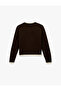 Crew Neck Buttoned Piped Knitwear Cardigan - 4