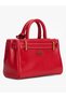 Women's Leather Th Metal Logo Zipper Closure Red Shoulder Bag Aw0Aw18167-Xlg - 2