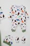 Baby Boy Hospital Release 8-Piece Dinosaur Kingdom Set 0-3 Months, White - 4