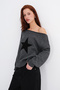 Star Patterned Knitwear Sweater K3482