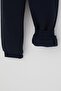 Boy's Tracksuit Set with Emblem Detail, Hooded Zippers, Ages 2-8, Navy Blue - 8