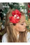 Luxury Christmas Merry Christmas Written Bowknot Gold Pendant Ball Teddy Bear Satin Crown Women's Children's Tiara
