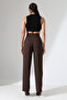 Women's High Waist Pleated Palazzo Pants - 8