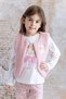 Baby Girl Pink Plush Vest Rabbit Embroidered Vest 6 Months-4 Years